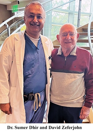 elderly man and his doctor